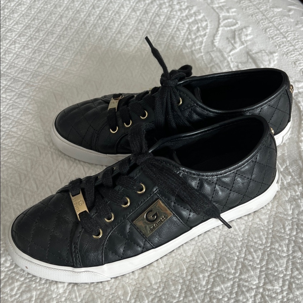 Guess Black Quilted Women's Sneakers- size  7 - Picture 3 of 6